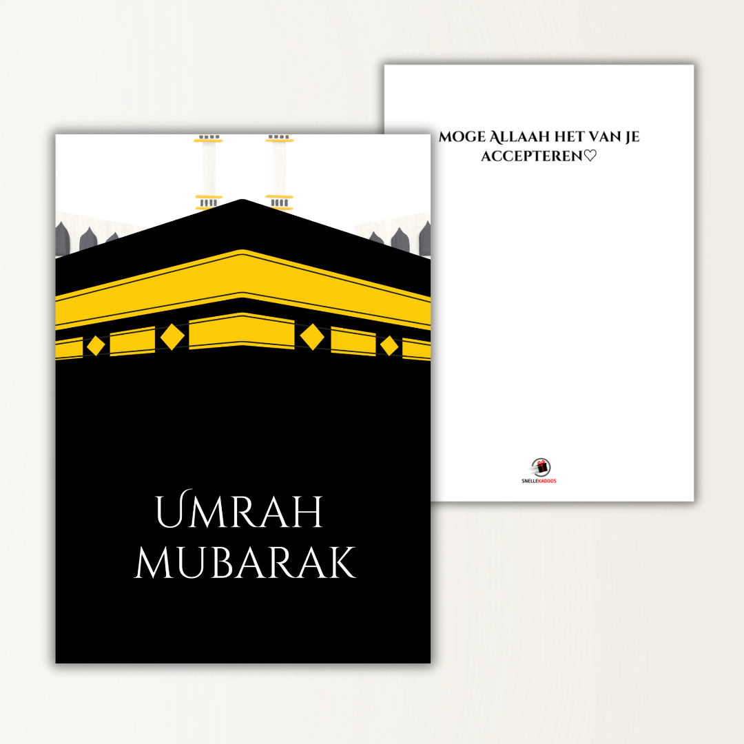 Wenskaart - Umrah Mubarak