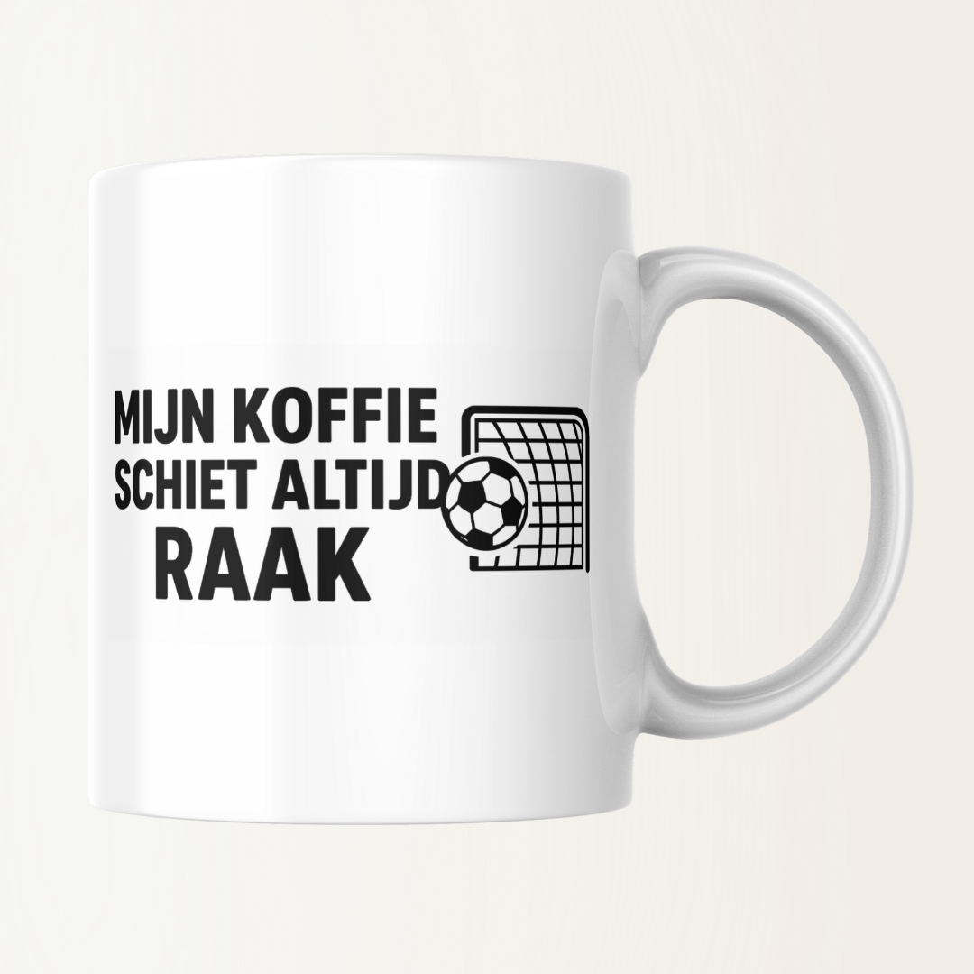 Mok - Mijn koffie schiet altijd raak - Voetbal