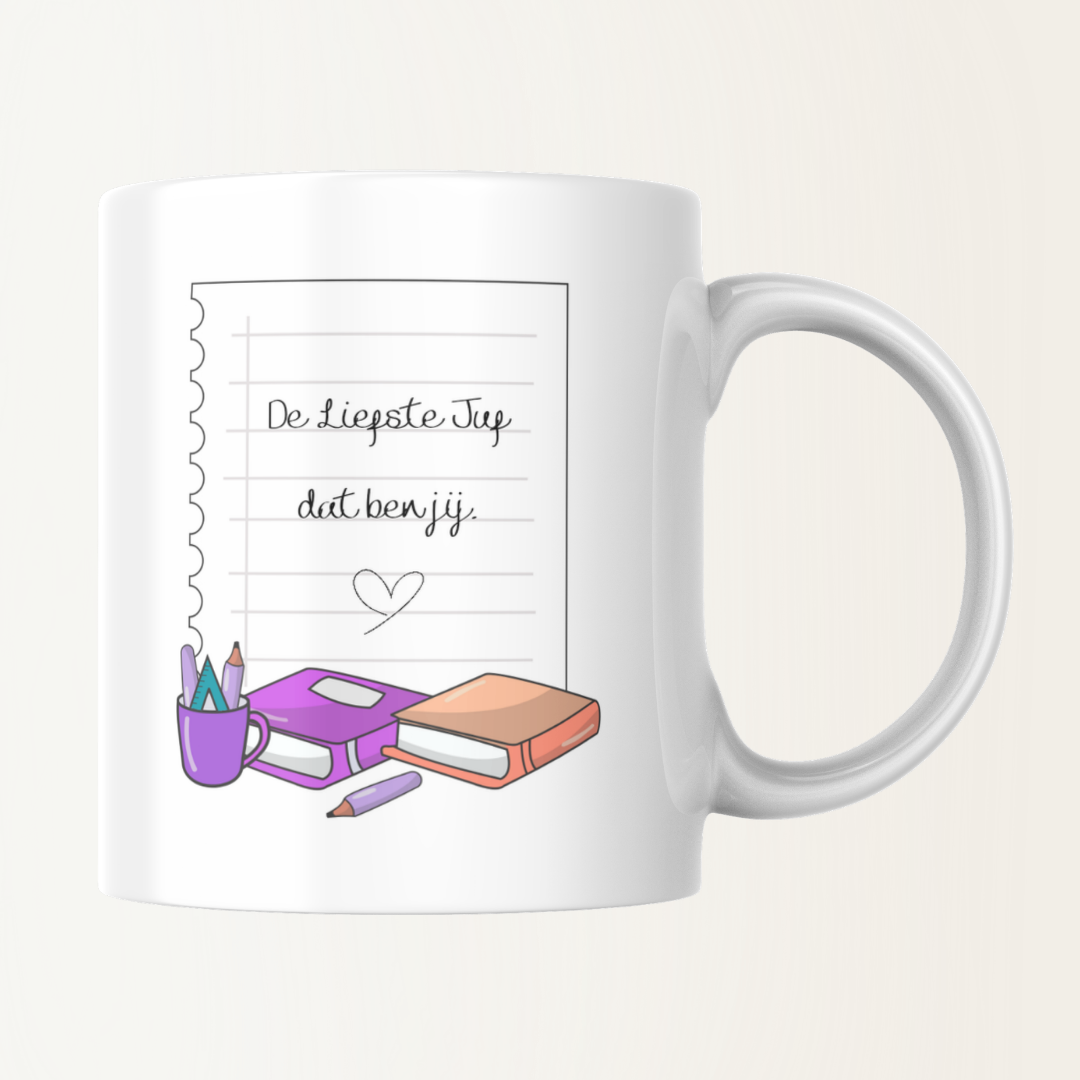 Mok - De liefste juf dat ben jij ♡