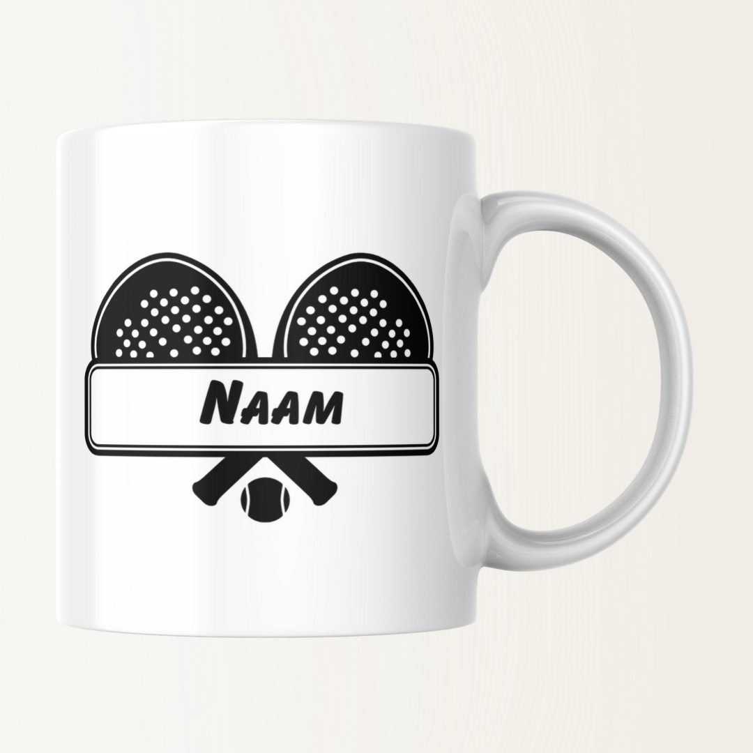 Mok met naam - Tennisrackets