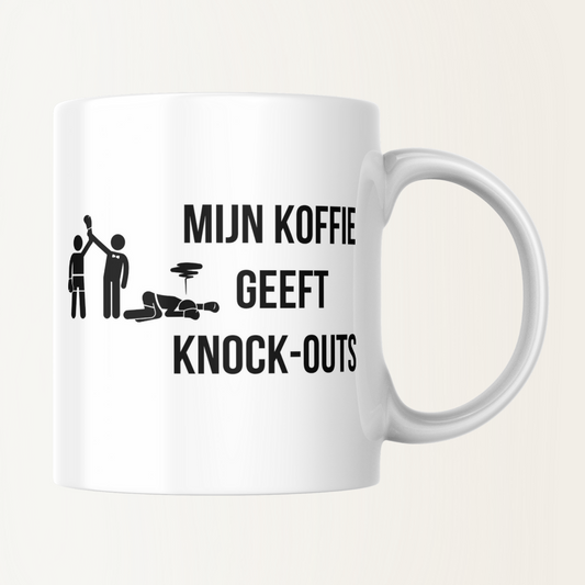 Mok - Mijn koffie geeft knock-outs - Boksen - Kickboks - MMA