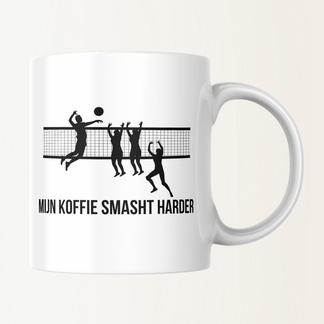 Mok - Mijn koffie smasht harder- Volleybal
