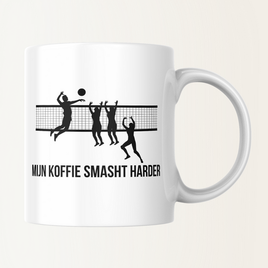 Mok - Mijn koffie smasht harder- Volleybal