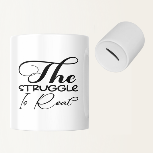 Spaarpot - The struggle is real