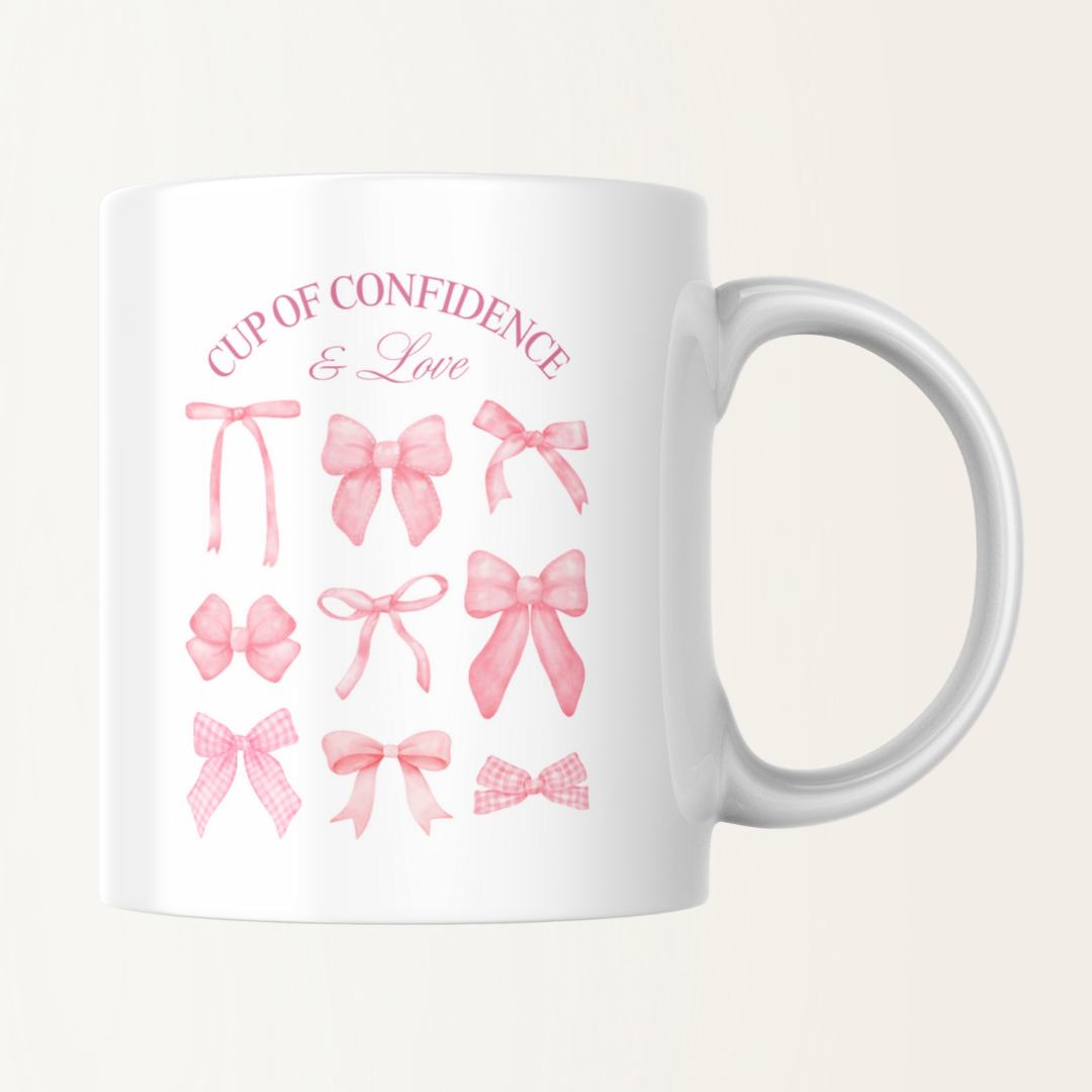 Mok - Cup of confidence & love - Strikjes