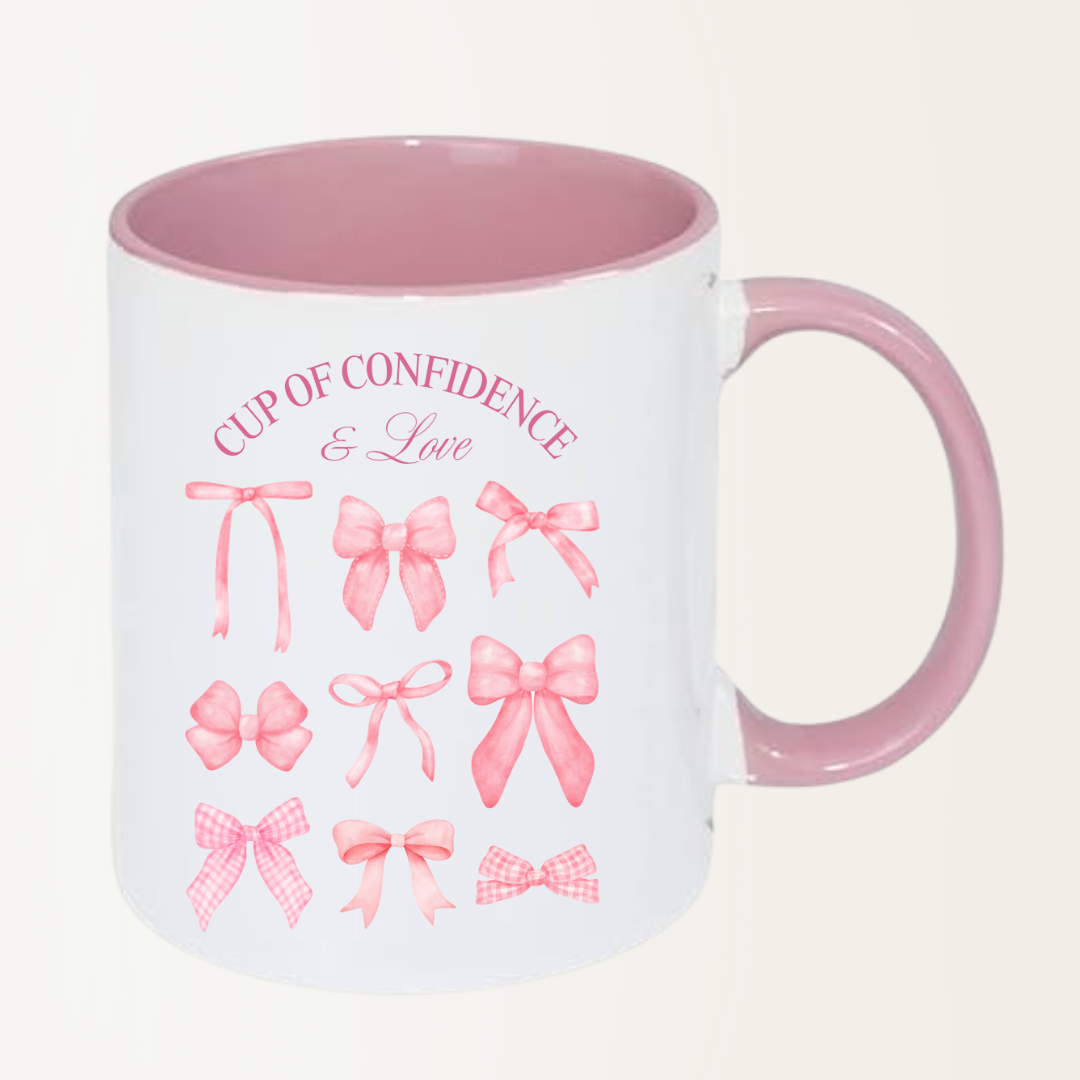 Mok - Cup of confidence & love - Strikjes