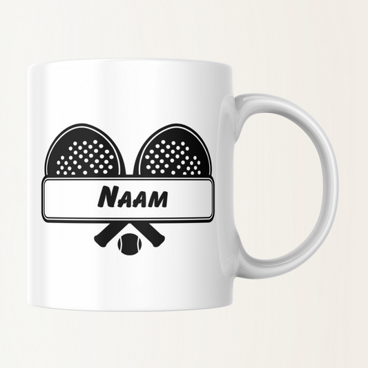 Mok met naam - Tennisrackets