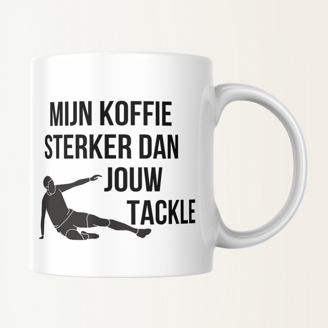 Mok - Mijn koffie sterker dan jouw tackle - Voetbal