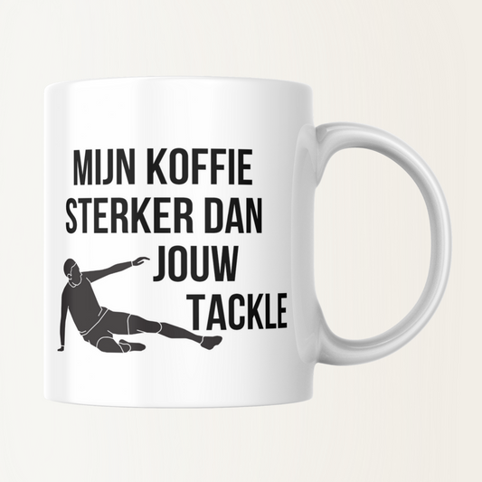Mok - Mijn koffie sterker dan jouw tackle - Voetbal